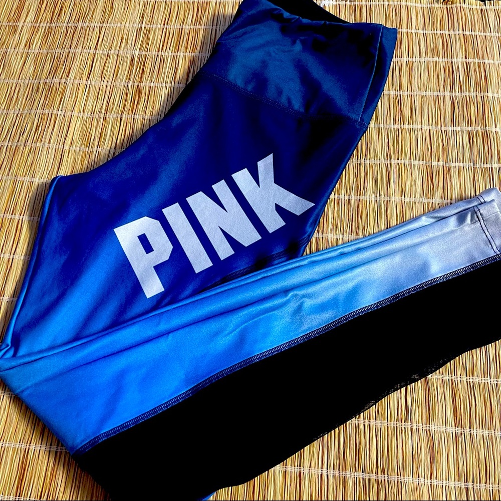 Pink Victoria Secret Medium Ombre leggings blue